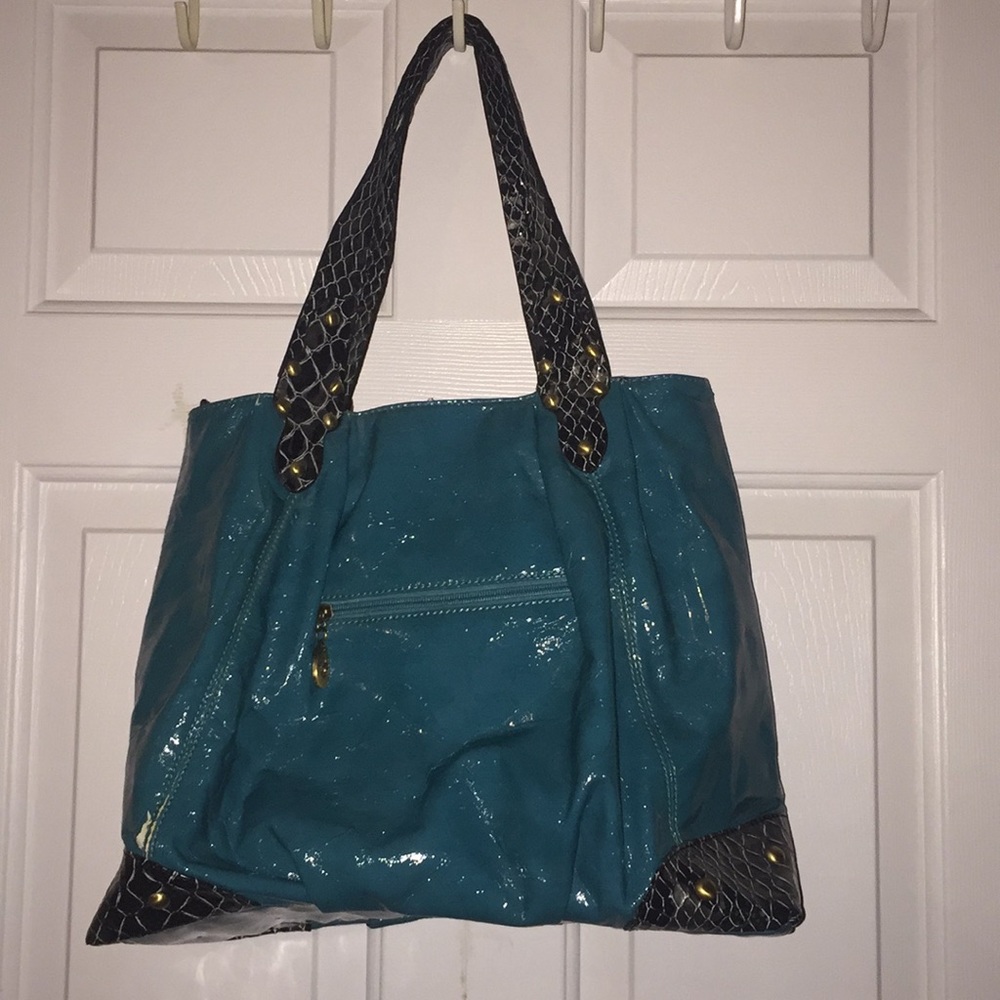Green large purse